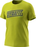 DynaFit 08-0000070998-50/L-2881-golden lime/TABLOID, T-Shirt Graphic Cotton Herren -