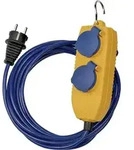 Brennenstuhl 1161750020 Strom Verl&auml;ngerungskabel Gelb, Blau 5.00m AT-N05V3V3-F 3G