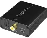 LogiLink CA0101 Toslink / Cinch / Klinke Audio Adapter [1x Toslink-Buchse (ODT),