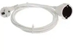 AS Schwabe 50311 Strom Verl&auml;ngerungskabel 16A Wei&szlig; 3.00m H05VV-F 3G 1,5mm2