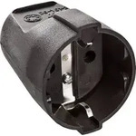 AS Schwabe 45012 Schutzkontaktkupplung Kunststoff 230V Schwarz IP20