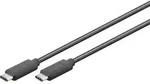 Goobay USB-Kabel USB 3.0 USB-C&reg; Stecker, USB-C&reg; Stecker 2.00 m Schwarz beidseitig