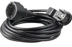 AS Schwabe 50522 Strom Verl&auml;ngerungskabel Schwarz 5m H05VV-F 3G 1,5mm2