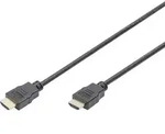 Digitus HDMI Anschlusskabel HDMI-A Stecker, HDMI-A Stecker 3.00 m Schwarz