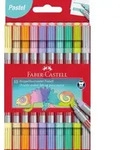 Faber-Castell Doppelfasermaler Pastell, 10er Set