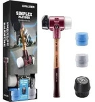 Halder SIMPLEX-Plusbox Starterkit 3027s026 Schonhammer mittelhart 2600g 160mm 1St.