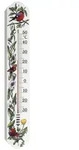 TFA Dostmann Analoges Innen-Au&szlig;en-Thermometer Thermometer Wei&szlig;, Blumen 12.3040.20