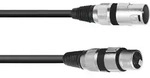 Omnitronic 3022045N XLR Verbindungskabel [1x XLR-Stecker 3 polig - 1x XLR-Buchse 3