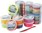 Creativ Company Foam Clay&reg;, Glitter, verschiedene Farben