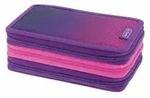 Herlitz Sch&uuml;leretui TriCase 31-teilig Dip Dye Pink/Purple