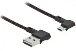 Delock USB-Kabel USB 2.0 USB-A Stecker, USB-Micro-B Stecker 0.20m Schwarz 85269