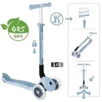 GLOBBER PRIMO FOLDABLE LIGHTS ECO blaubeere, mit Leuchtrollen