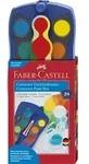 Faber-Castell Farbkasten Connector 24 Farben blau