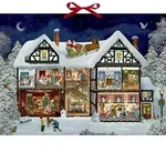 Im Adventshaus, Wand-Adventskalender (Behr)