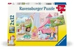Kinderpuzzle 2x12 Teile - Zauberhafte Freundschaft
