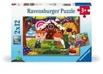 Kinderpuzzle 2x12 Teile - M&auml;rchenhafte Geschichten