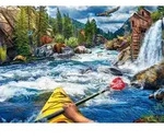Erwachsenenpuzzle 1000 Teile - Wildwasser Rafting