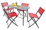 5 tlg. Bistroset Balkonset Gartenset Sumila 110x55