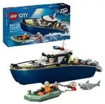 LEGO City Verfolgungsjagd im Polizeiboot, Spielset mit Schnellboot 60456