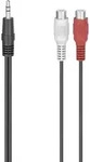 Hama 00205185 Cinch / Klinke Audio Adapter [1x Klinkenstecker 3.5 mm - 2x