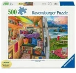 Erwachsenenpuzzle 500 Large Pieces - Beim Camping