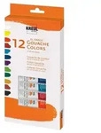 KREUL el Greco Gouachefarben Set 12 x 12 ml Tuben