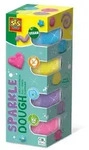 SES CREATIVE Glitzer-Knete Feel good sparkle 4x90g