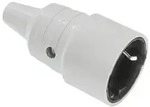 Bachmann 912.971 Schutzkontaktkupplung Kunststoff 250V Grau IP20