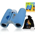 Bresser 12301 - DieMaus Kinder-Fernglas (blau) mit 6-facher Vergr&ouml;&szlig;erung, mit