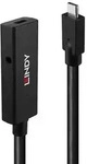 LINDY USB-C&reg; Kabel USB 3.2 Gen2 USB-C&reg; Stecker, USB-C&reg; Buchse 5.00 m Schwarz 43364