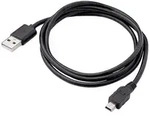 Akyga USB-Kabel USB-A Stecker, USB-Mini-B Stecker 1.00m Schwarz AK-USB-22