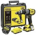 STANLEY V 20 SFMCD726D2K-QW Akku-Schlagbohrschrauber 18 V Anzahl mitgelieferte...
