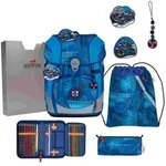 DerDieDas Schulranzen Set ErgoFlex Tiny, Schulranzen Set, 5tlg, Turbo Speed