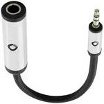Oehlbach Klinke Audio Adapterkabel [1x Klinkenbuchse 6.35 mm - 1x Klinkenstecker 3.5