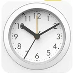 Techno Line Modell B Quarz Wecker Wei&szlig; Alarmzeiten 1