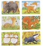 Minipuzzle Waldtiere