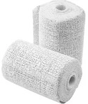 Creativ Company Gipsbinden, L 2,7 m, B 7,5 cm, Wei&szlig;, 2 Rolle