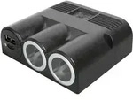 ProCar Aufbaudreifachsteckdose mit Power USB-C&reg;/A Doppelsteckdose 12 oder 24 V/DC