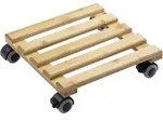 Metafranc WU0825340 Pflanzenroller Bambus Traglast (max.): 60 kg 300 mm x 300 mm x 74