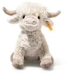 Steiff 068942 - Hochlandkuh Harper, sitzend, Pl&uuml;sch, 24 cm