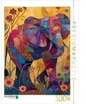 CALVENDO Puzzle Farbenfroher Elefant 1000 Teile Lege-Gr&ouml;&szlig;e 64x48cm...