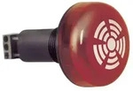 Werma Signaltechnik Kombi-Signalgeber LED 150.100.55 Rot Dauerlicht 24 V/DC 80...