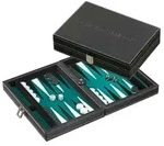 Backgammon Tinos, klein, gr&uuml;n, magnetisch