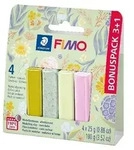 STAEDTLER Modelliermasse Set Fimo Spring, 4 Farben sortiert Fr&uuml;hling, 1 davon