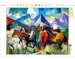 CALVENDO Puzzle Pferdeherde 1000 Teile Lege-Gr&ouml;&szlig;e 64x48cm Foto-Puzzle f&uuml;r