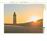 CALVENDO Puzzle Der alte Leuchtturm von Rubjerg Knude in der Abendsonne 1000...