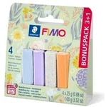 STAEDTLER Modelliermasse Set Fimo Spring, 4 Farben sortiert Fr&uuml;hling, 1 davon