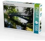 CALVENDO Puzzle Mirow - Br&uuml;cke zur Liebesinsel 1000 Teile Lege-Gr&ouml;&szlig;e 64x48cm