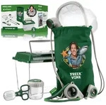 Freek Vonk 9820408 - BRESSER Outdoor-Set mit Terrarium, Insekten-Fangnetz, Periskop,