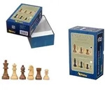 Schachfiguren Artus, K&ouml;nigsh&ouml;he 78 mm, gewichtet, in Setup Box